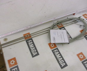 Термопара
Mineral insulated thermocouple with transition and cable series MTC11
diameter 4,5mm, material 2.4816
type  1x „K“, insulated,class 2 acc. ČSN EN 60584
length N = 500mm
cable length GLGLV / KCA / 2x 0,22mm2 – 5m, free ends MAVIS