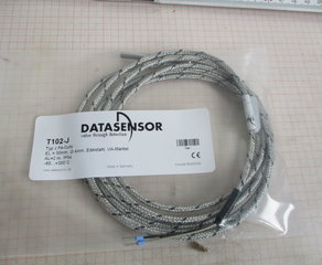 Термопара
T102-J
Thermoelement Typ J mit Kopf Ø 4mm L 50mm
Thermoelement FeCu-Ni Typ J,
Schaltungsart 2-Leiterschaltung,
Messstrom ca. 1mA, Schutzhülse Ø 4mm, L=50mm,
Werkstoff V4A 1.4571, Schutzart IP54,
Anschlussleitung Thermoleitung mit VA-Mantel 2 x
0,22mm2,
Anschlussleitungslänge 2 m, Leitungsquerschnitt 2 x
0,22mm2, Leitungsfarbe Grau (Edelstahlgeflecht)
Anschlussenden
50mm freie Enden mit Aderendhülsen,
Max. Betriebstemperatur -50°C ... +550°C
Intrastatnr.: 9031908590
Ursprungsland: IT Datalogic