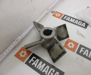 Турбина 4-лопастная
Turbine 4 blades pos.5 drawing 140Q 001
for mixer mod. PV 40 Item 51-AG-1005 Horter & Kalb