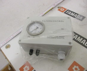 Реле давления
FILTER-CONTROL
FICO 25-A-64-AB-CE
Anzeigebereich: 0 - 25 mbar
Schaltpunkt: 5 - 25 mbar, einstellbar
Druckanschluß: 2x Schlauchverschraubung für Schlauch Da = 6mm, Di = 4mm
Gehäuse: IP 65, 180 x 130 x 80 mm, ABS
Kabelverschraubung: 1x M20 Mikro-Mess / Micro Mess