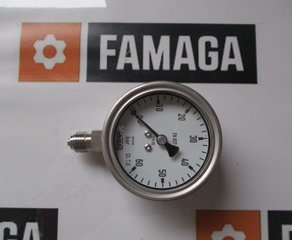 Монометр
Manometer MS6063ES
WIKA 0 - 60 bar, Anschluss unten R 1/4 ITALMANOMETRI